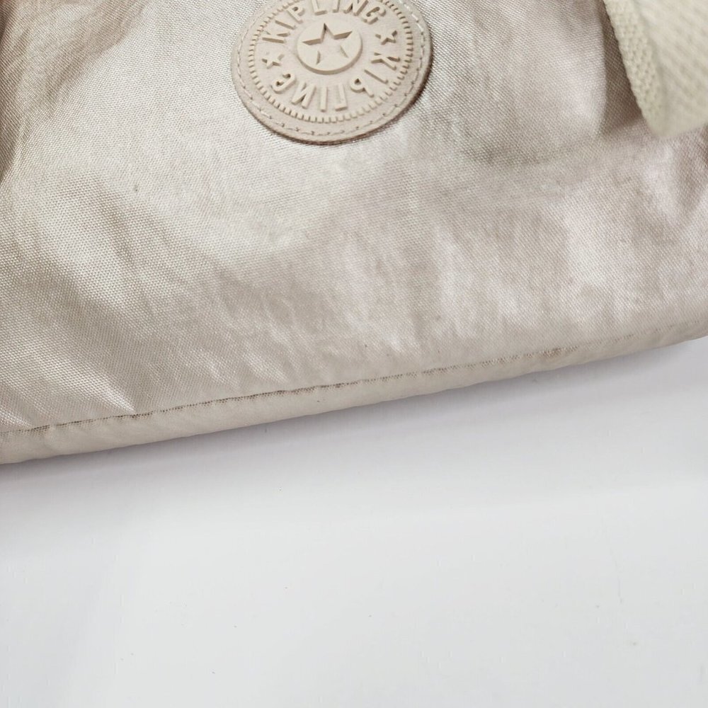 Kipling Elysia Metallic Shoulder Bag Rose Gold Strap‎ Zipper Medium Travel - Picture 6 of 15